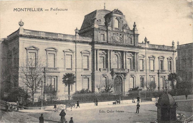 Carte postale ancienne Montpellier Prefecture à Montpellier