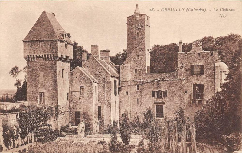 Carte postale ancienne Creuilly Le Chateau