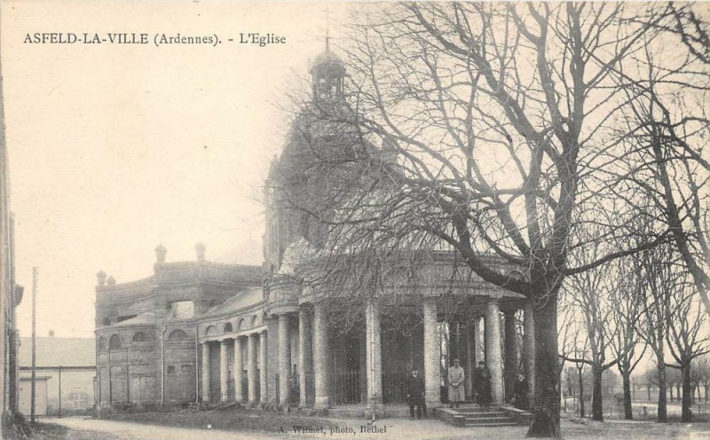 Carte postale ancienne Asfeld La Ville L'Eglise à Asfeld