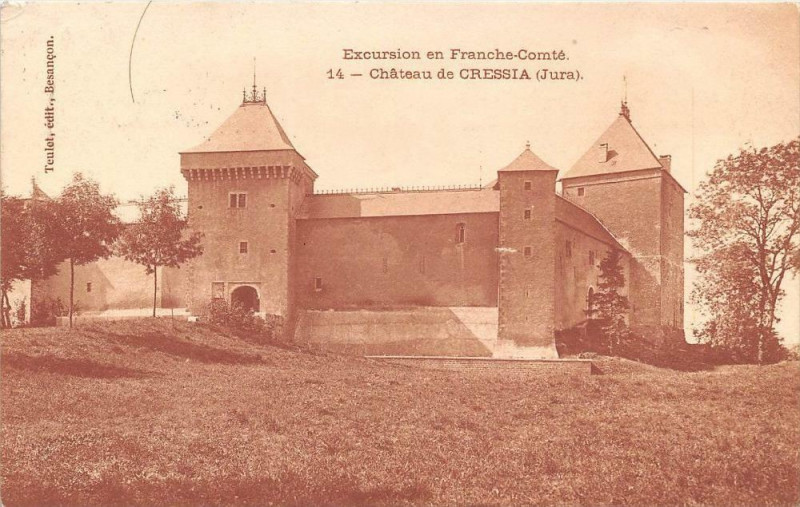 Carte postale ancienne Chateau De Cressia à Cressia