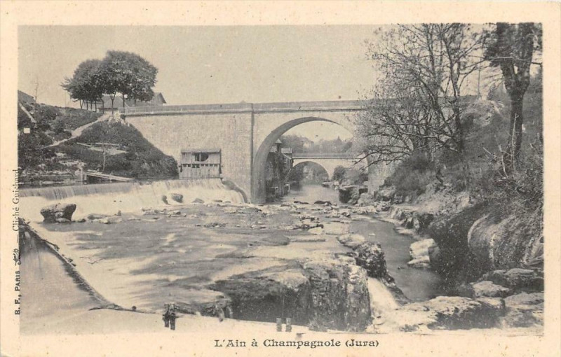 Carte postale ancienne L'Ain A Champagnole (dos non divisé) à Champagnole