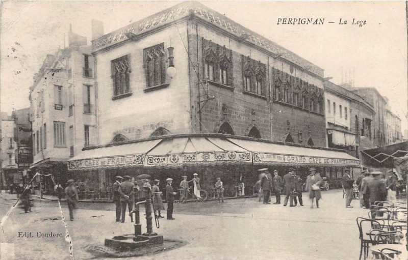 Carte postale ancienne Perpignan La Loge à Perpignan