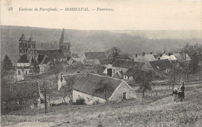 Carte postale ancienne Morienval Panorama à Morienval