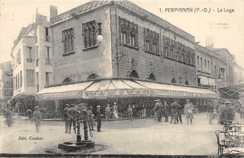 Carte postale ancienne Perpignan La Loge à Perpignan