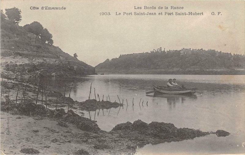Carte postale ancienne Le Port Saint-Jean Et Port Saint-Hubert (dos non divisé)