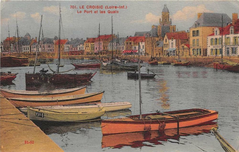 Carte postale ancienne Le Croisic Le Port Et Les Quais au Croisic