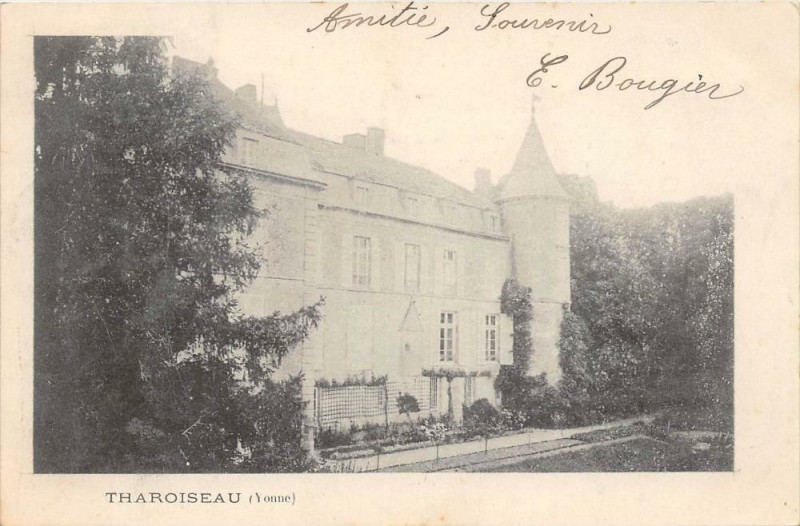 Carte postale ancienne Tharoiseau Yonne (dos non divisé) à Tharoiseau