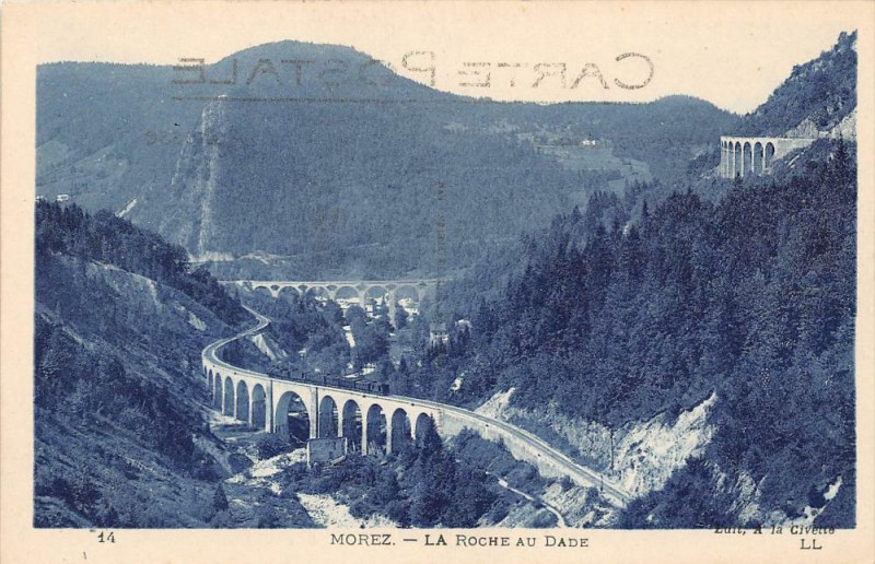 Carte postale ancienne Morez La Roche Au Dade