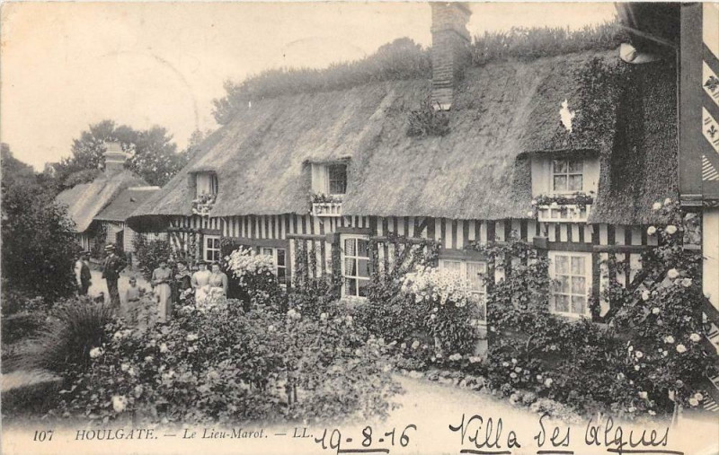 Carte postale ancienne Houlgate Le Lieu Marot à Houlgate
