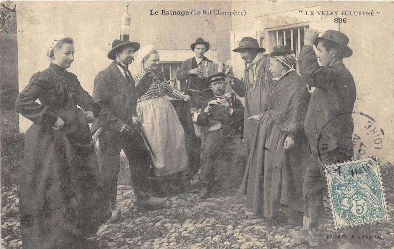 Carte postale ancienne Le Rainage Bal Champetre