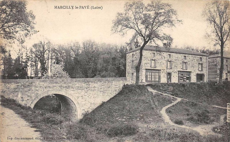 Carte postale ancienne Marcilly Le Pave à Marcilly-le-Châtel