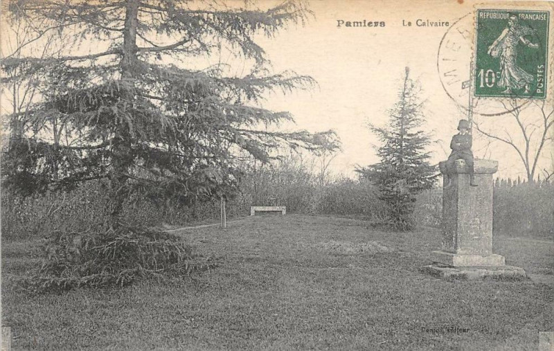 Carte postale ancienne Pamiers Le Calvaire à Pamiers