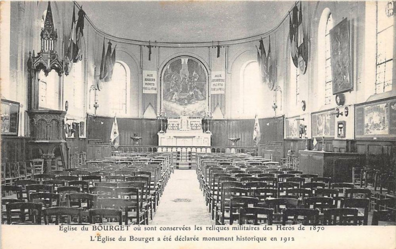Carte postale ancienne Eglise Du Bourget