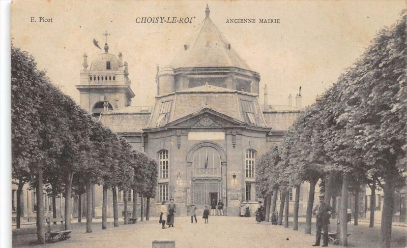 Carte postale ancienne Choisy Le Roi Ancienne Mairie à Choisy-le-Roi