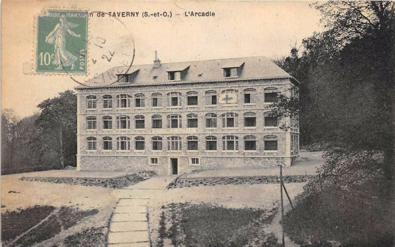 Carte postale ancienne Chateau De Taverny L'Arcadie à Taverny