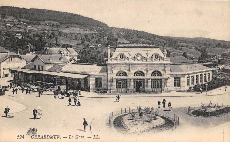Carte postale ancienne Gerardmer La Gare à Gérardmer