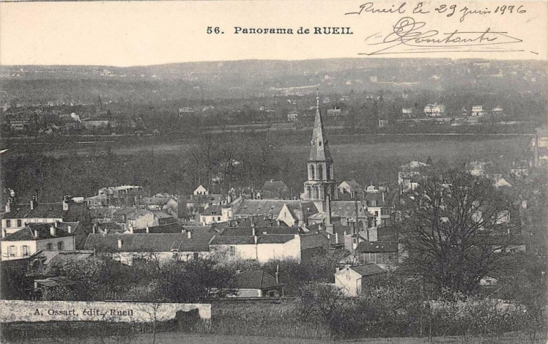 Carte postale ancienne Rueil Panorama