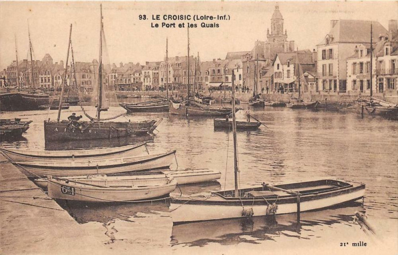 Carte postale ancienne Le Croisic Le Port Et Les Quais au Croisic