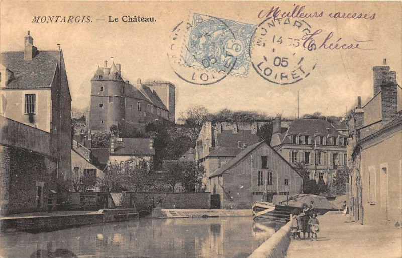 Carte postale ancienne Montargis Le Chateau à Montargis