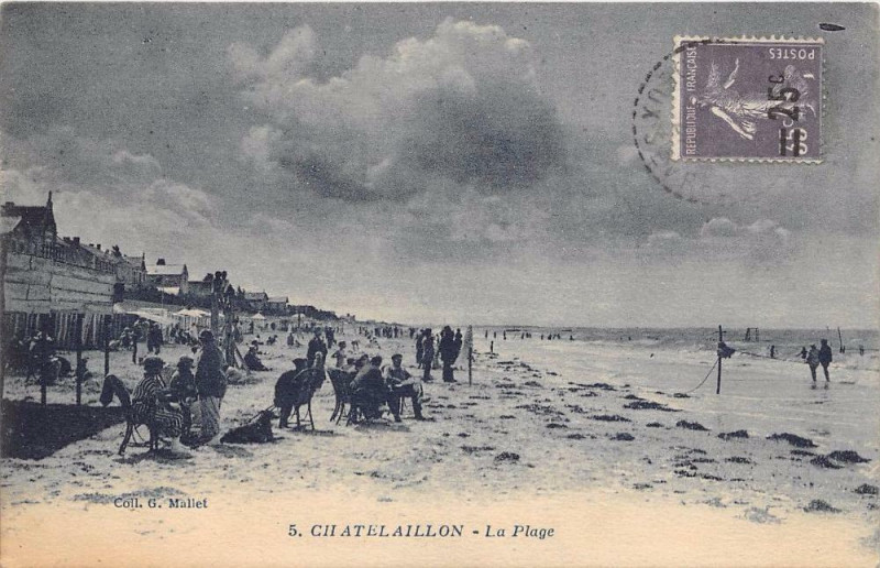 Carte postale ancienne Chatelaillon La Plage