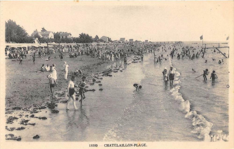 Carte postale ancienne Chatelaillon Plage à Châtelaillon-Plage