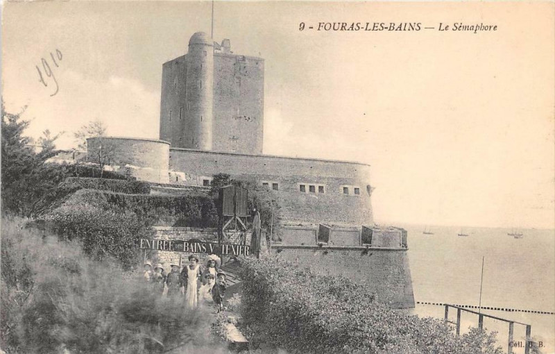 Carte postale ancienne Fouras Le Semaphore à Fouras