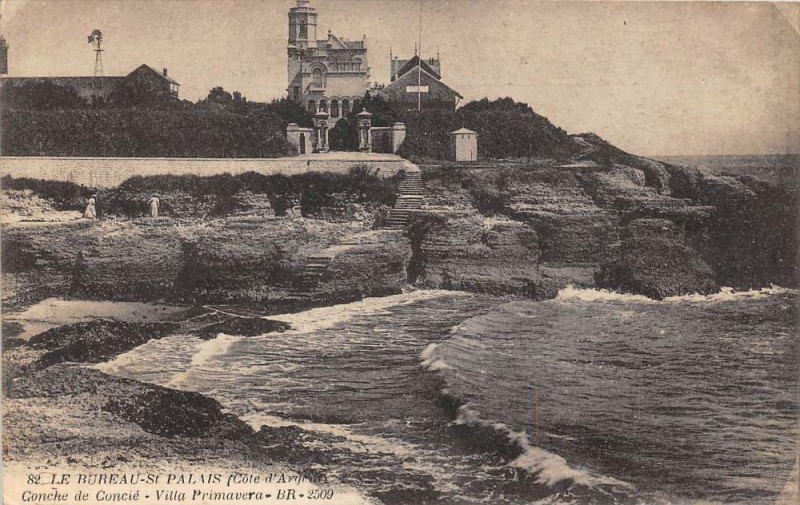 Carte postale ancienne Le Bureau Saint Palais La Concie Villa Primavera