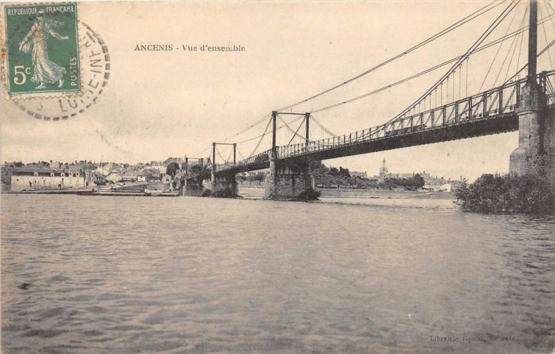 Carte postale ancienne Ancenis Vue D'Ensemble à Vue