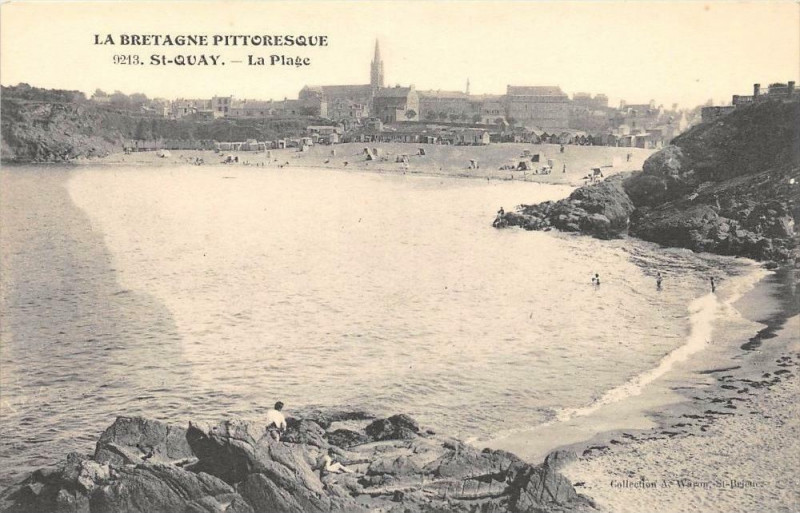 Carte postale ancienne Saint Quay La Plage