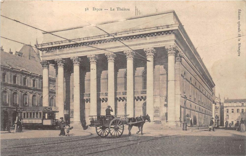 Carte postale ancienne Dijon Le Theatre à Dijon
