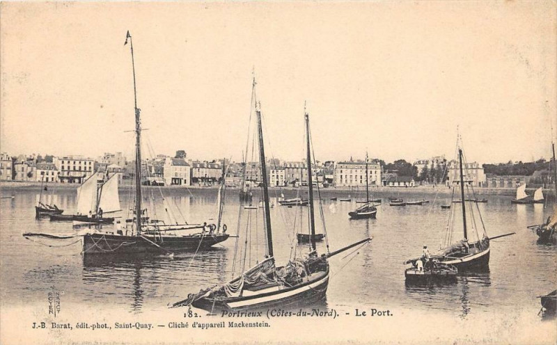 Carte postale ancienne Portrieux Le Port