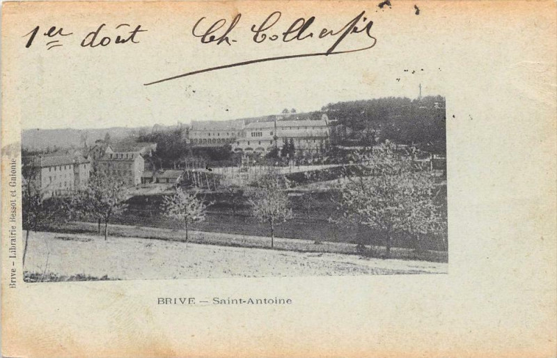 Carte postale ancienne Brive Saint Antoine (dos non divisé)
