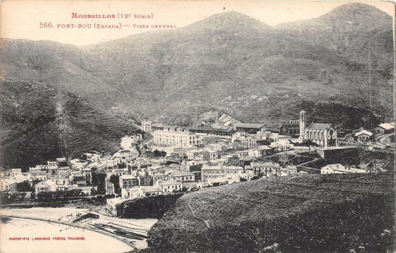 Carte postale ancienne Port Bou Vista General