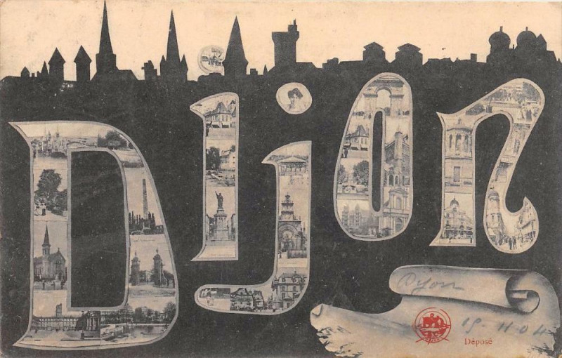 Carte postale ancienne Dijon Belle Cpa Illustree à Dijon