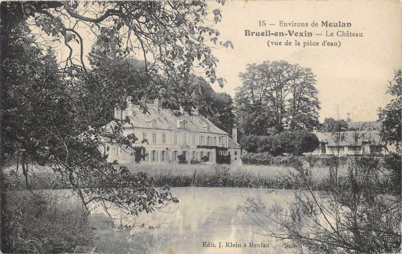 Carte postale ancienne Breil En Vexin Le Chateau