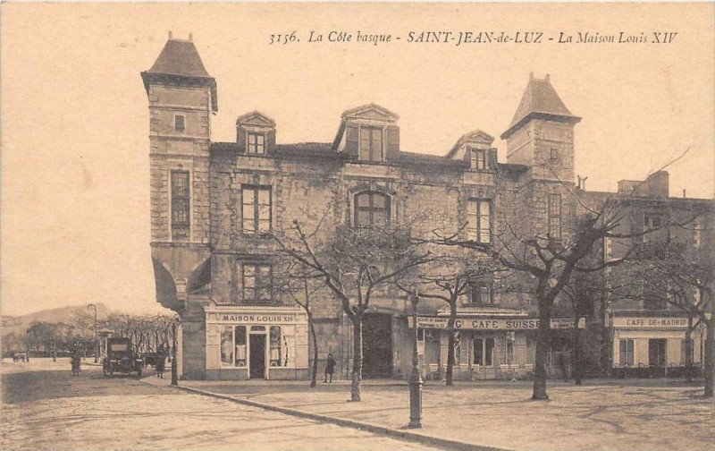 Carte postale ancienne Saint Jean De Luz La Maison Louis Xiv à Saint-Jean-de-Luz