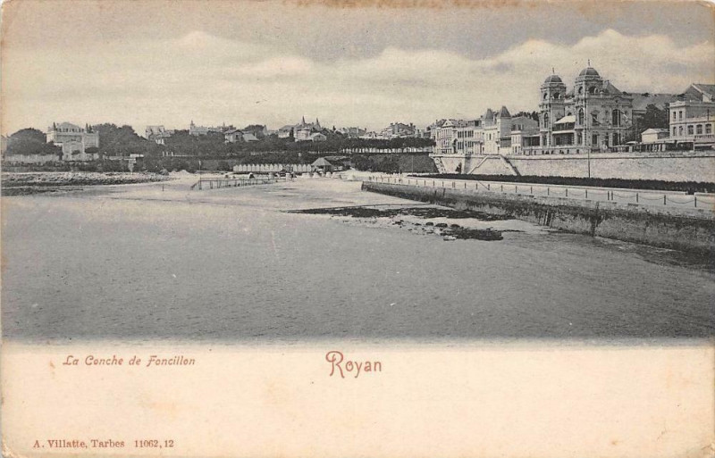 Carte postale ancienne Royan La Conche De Foncillon  (dos non divisé) à Royan