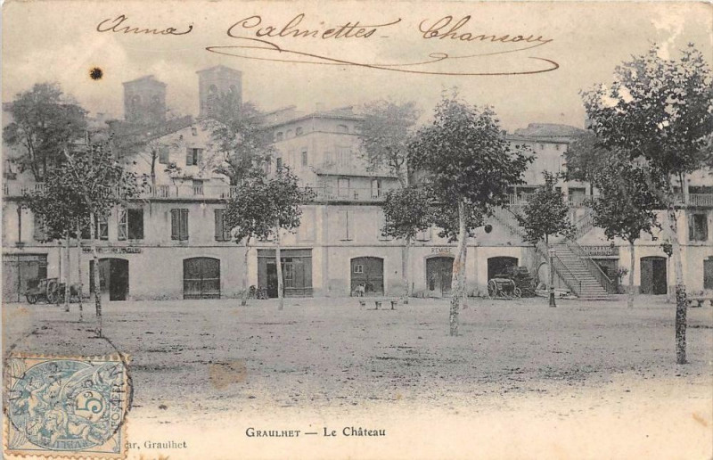 Carte postale ancienne Graulhet Le Chateau à Graulhet