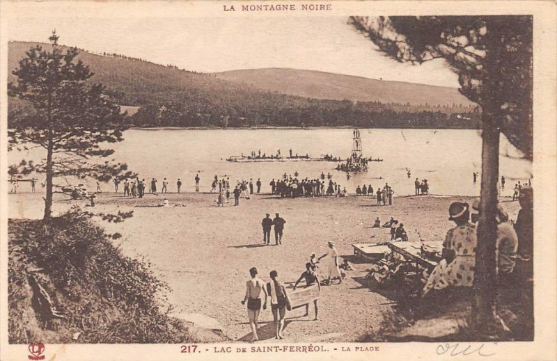Carte postale ancienne Lac De Saint Ferreol