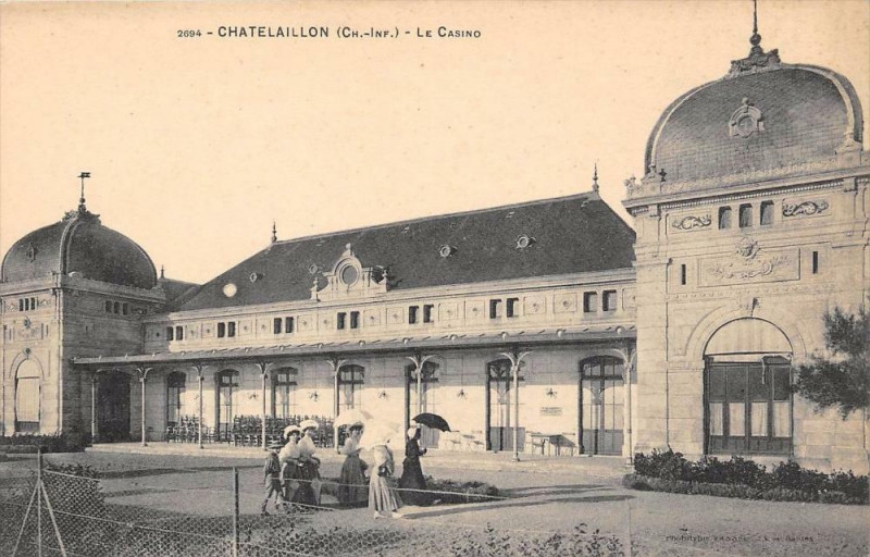 Carte postale ancienne Chatelaillon Le Casino