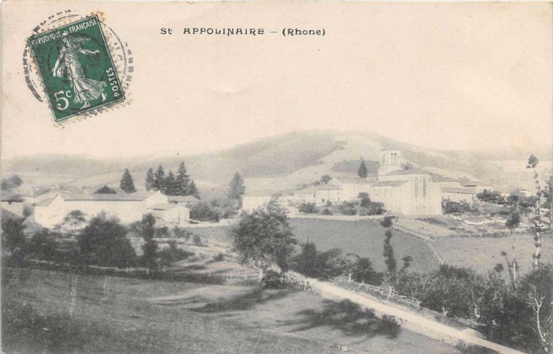 Carte postale ancienne Saint Appolinaire à Saint-Appolinaire