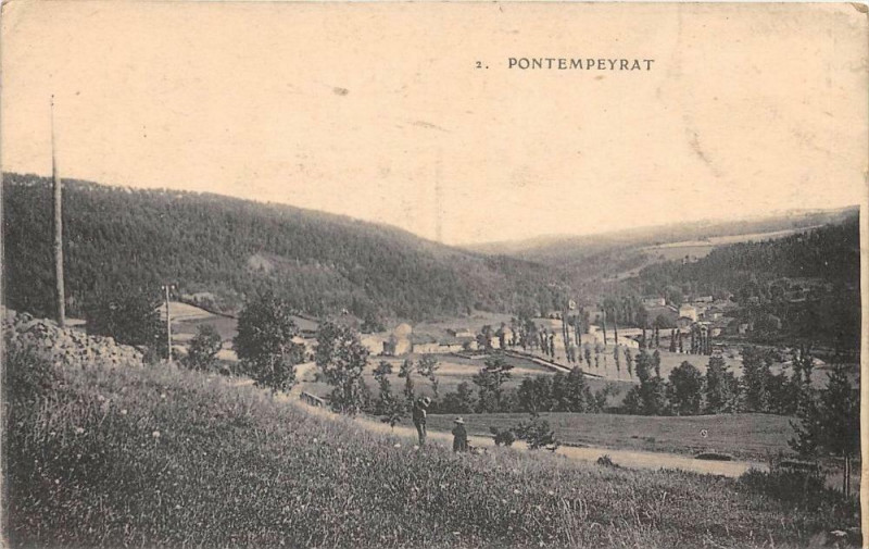 Carte postale ancienne Pontempeyrat