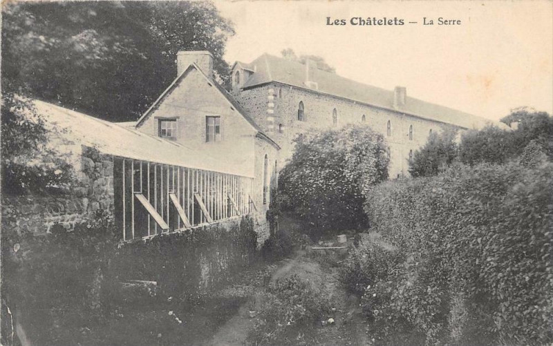 Carte postale ancienne Les Chatelets La Serre