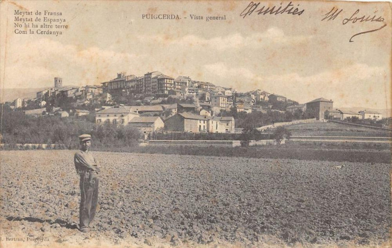 Carte postale ancienne Puigcerda Vista General