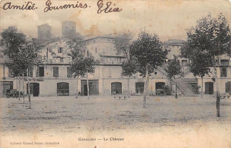 Carte postale ancienne Graulhet Le Chateau à Graulhet