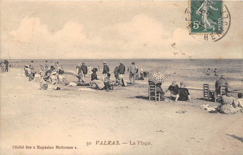 Carte postale ancienne Valras La Plage