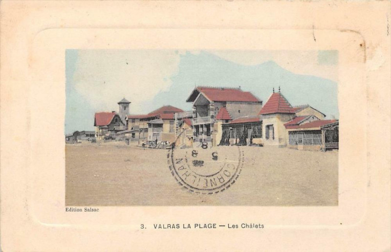 Carte postale ancienne Valras La Plage Les Chalets