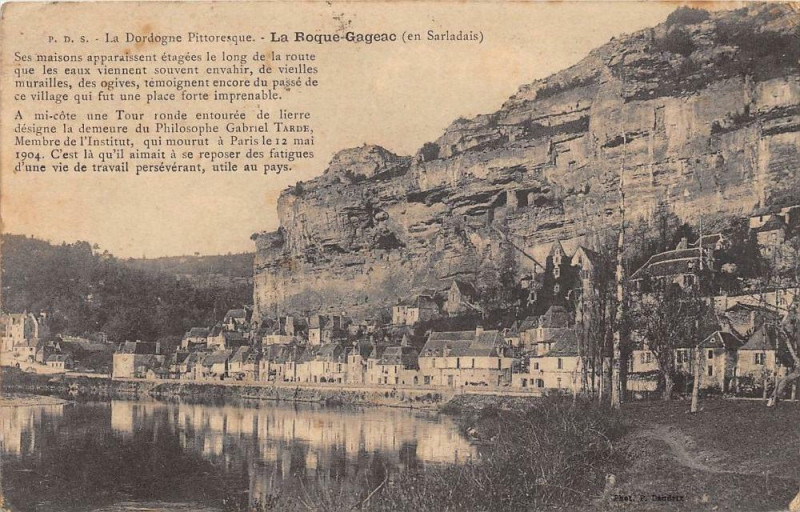 Carte postale ancienne La Roque Gajac