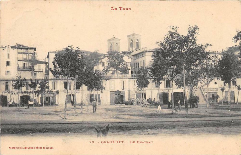 Carte postale ancienne Graulhet Le Chateau à Graulhet