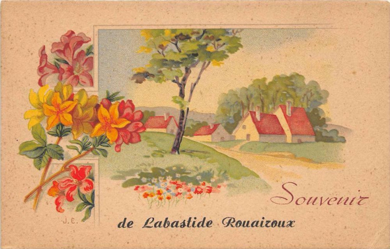 Carte postale ancienne Souvenir De Labastide Rouairoux à Rouairoux